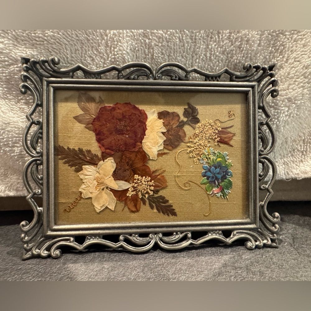 Pressed Flower Art Framed